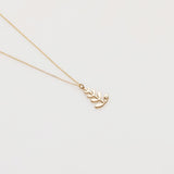 Chloi necklace 14K yellow gold with diamond