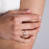 Fish Bouquet ring silver