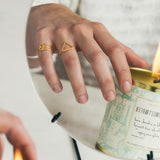 Aye chevalier ring gold