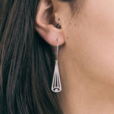 Aye hoop earrings silver