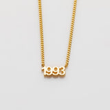 It's A Date necklace gold