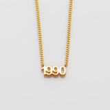 It's A Date necklace gold