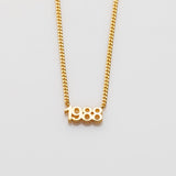 It's A Date necklace gold