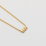 It's A Date necklace gold