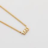 It's A Date necklace gold