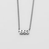 It's A Date necklace silver