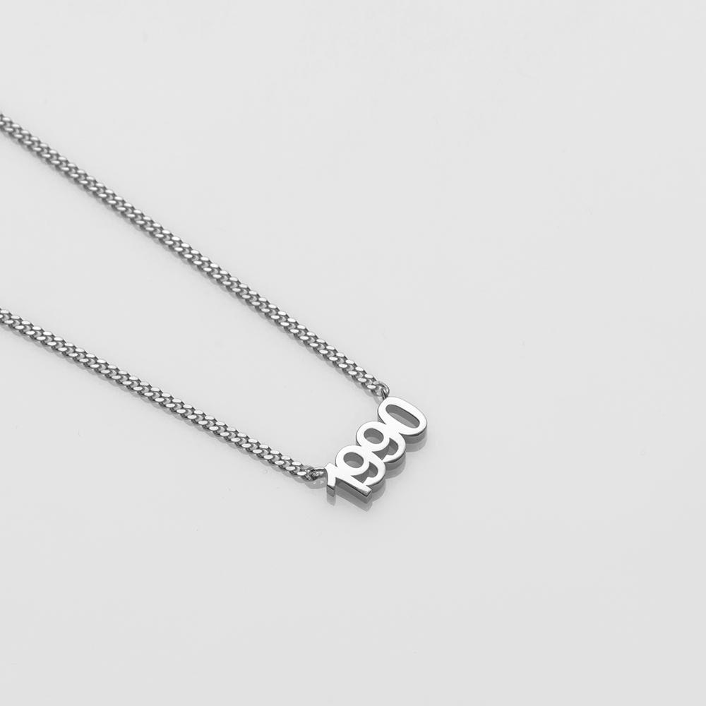 It's A Date necklace silver