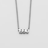 It's A Date necklace silver