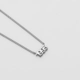 It's A Date necklace silver