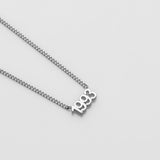 It's A Date necklace silver