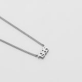 It's A Date necklace silver