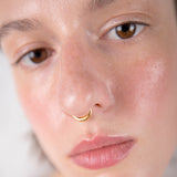 The crew Doris cuff/septum earring gold