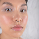 The crew Doris cuff/septum earring silver