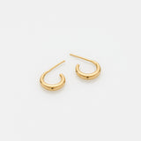 The crew Doris hoop earrings gold