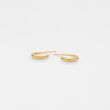 The crew Doris hoop earrings gold