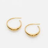 The crew Jaggo hoop earrings gold