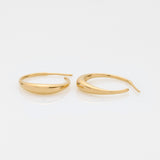 The crew Jaggo hoop earrings gold
