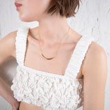 The crew Jaggo necklace gold