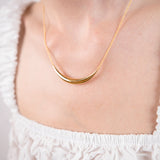 The crew Jaggo necklace gold