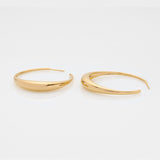 The crew Themis hoop earrings gold