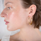 The crew Themis hoop earrings gold