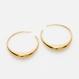 The crew Themis hoop earrings gold