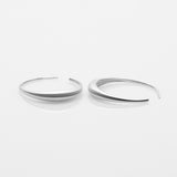 The crew Themis hoop earrings silver