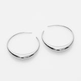 The crew Themis hoop earrings silver