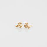2021 Toy lobster stud earrings gold