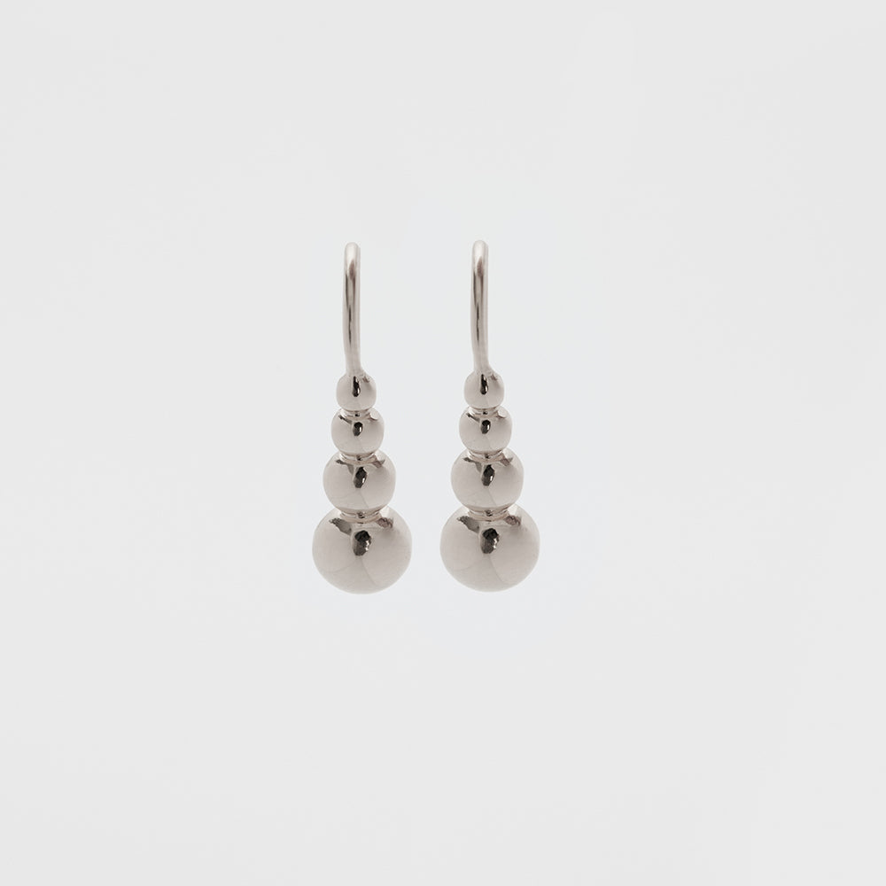 Michelle earrings 14K white gold