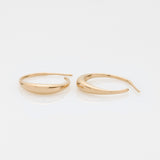 The crew Jaggo hoop earrings 14K yellow gold