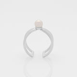 Free the pearls ring silver