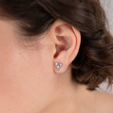 2021 Toy lobster stud earrings silver