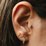 Μου'χεις Κλέψει την Καρδιά stud earrings silver