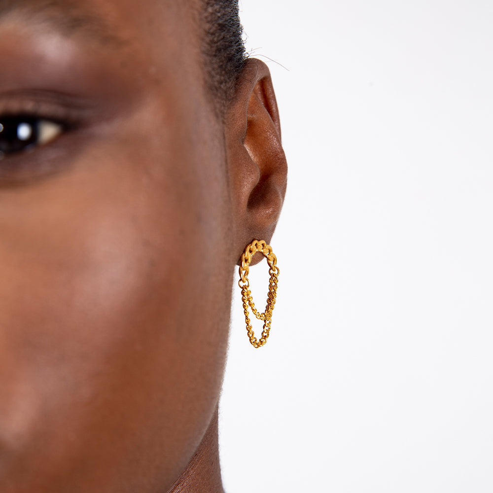 Stevie earrings gold