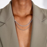 Stevie 3 necklace silver