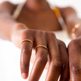 Tiny Treasures puff ring gold