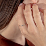 Tiny Treasures snakeskin ring silver