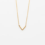 V necklace gold